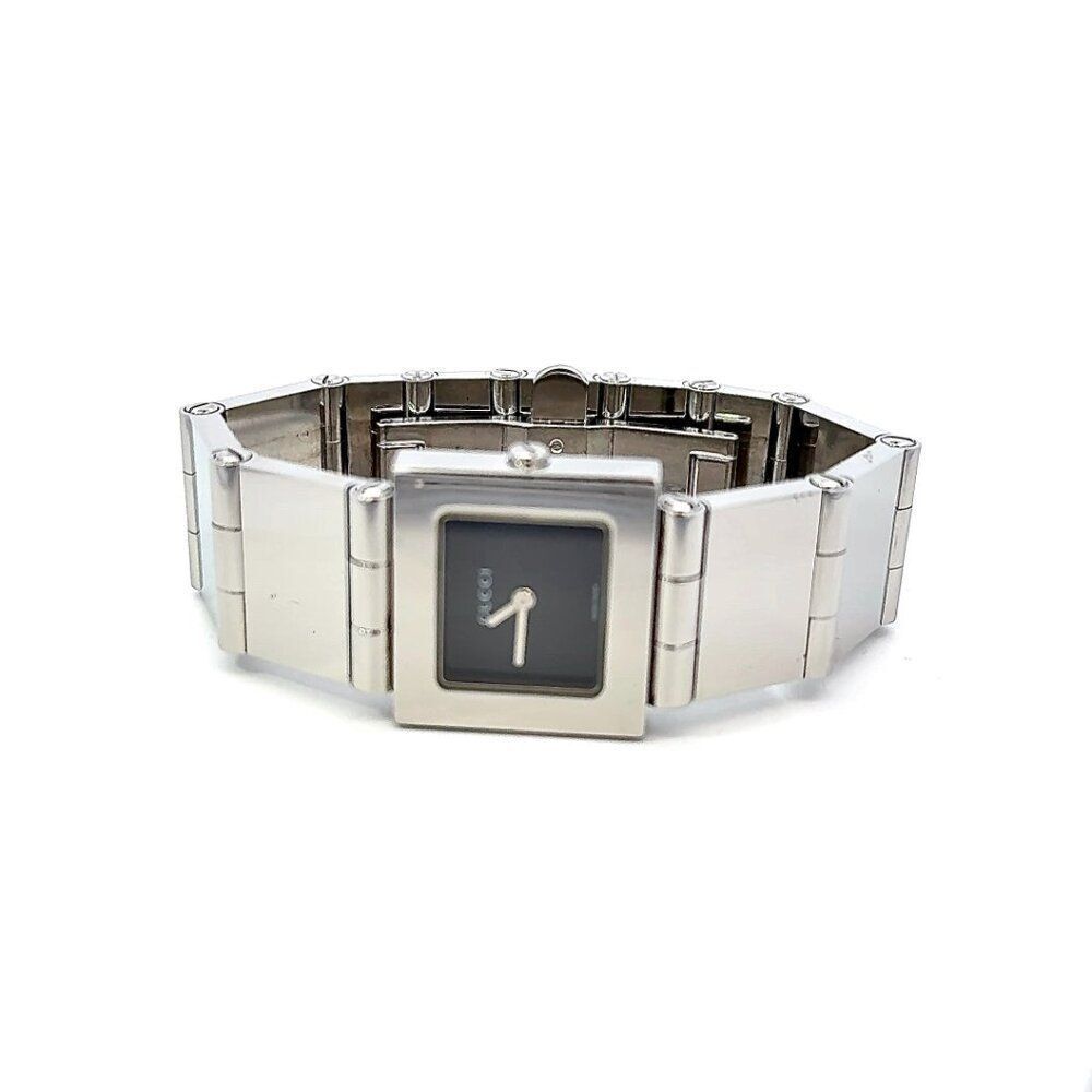 Gucci Stainless Steel Water Resistant Swiss Made Wristwatch 6" Estate G52 - Picture 4 of 12